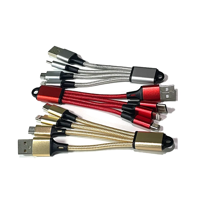 Фабричный Многофункциональный 3 в 1 Usb-кабель для зарядки и передачи данных оптом