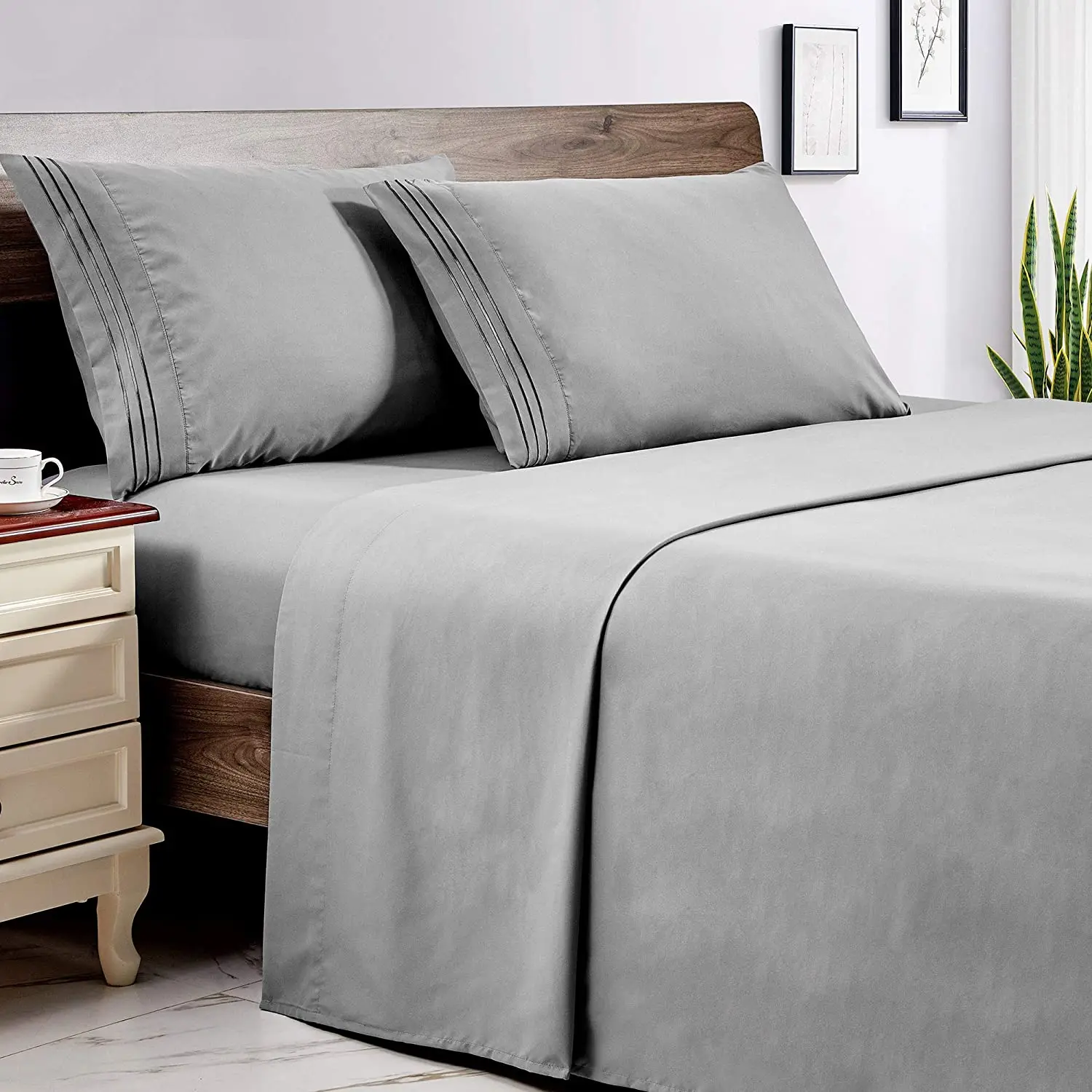 Yintex hotel life sheet sets white hotel super single microfiber bed sheet hotel bedsheets