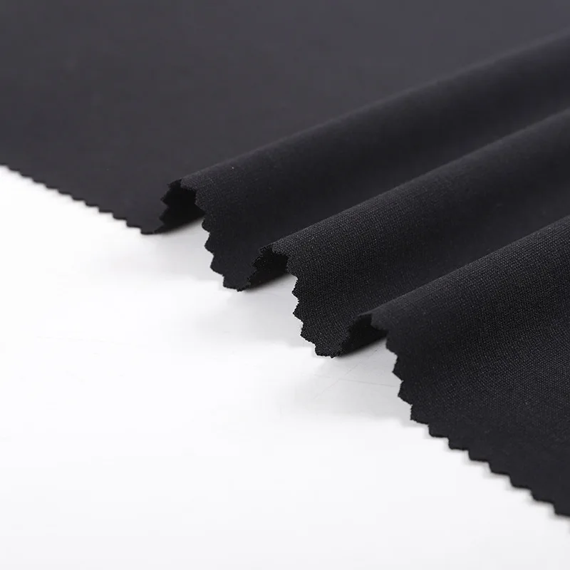 60s yarn count  60%R 34%N 6%SP 240gsm knit NR ponte roma fabric custom colors