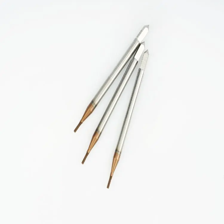 Classic HSS Flute Taps Through-Hole Machine Tap With Stable Quality TIN Coating For Machining Occasions