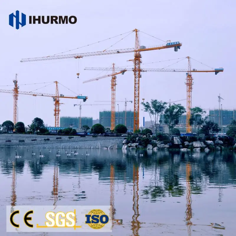 High quality 50m tower crane 50 tons max load construction tower crane