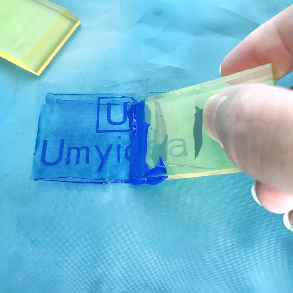 Customized Durable Screen Printing Small Squeegee for Applying Chalk Paste Ink