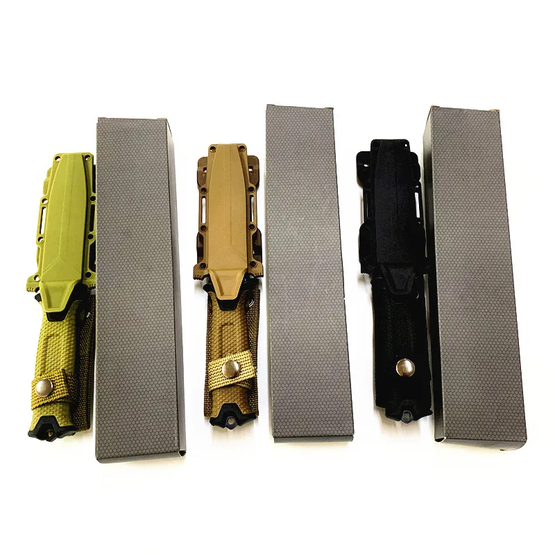 Strongarm Jagdmesser Camping Survival Hunting Knife Nylon Sheath Belt Straight Fixed Blade Tactical Knife