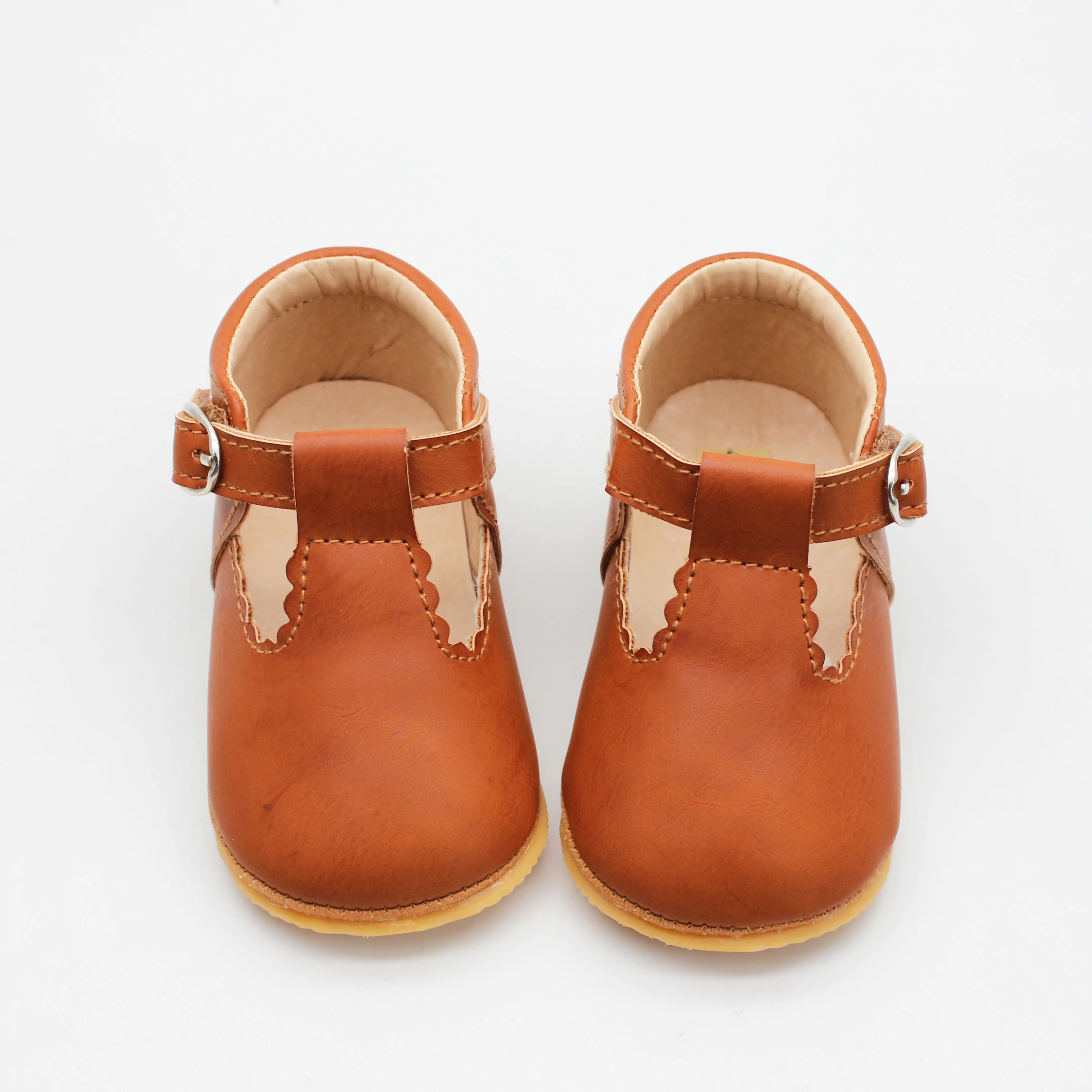 New fashion Rubber Sole T-Bar newborn prewalker Anti-slip toddler baby girl shoes