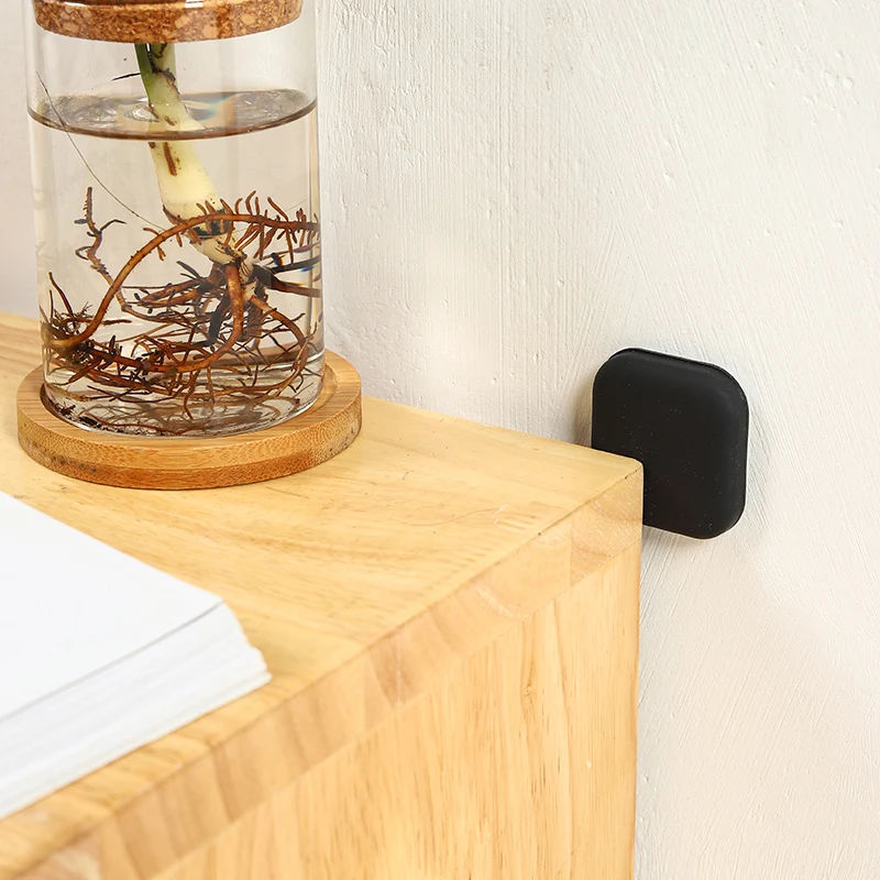 JIKE Round Wall Protectors Soft Rubber Self Adhesive Door Knob Wall Protector Door Bumper