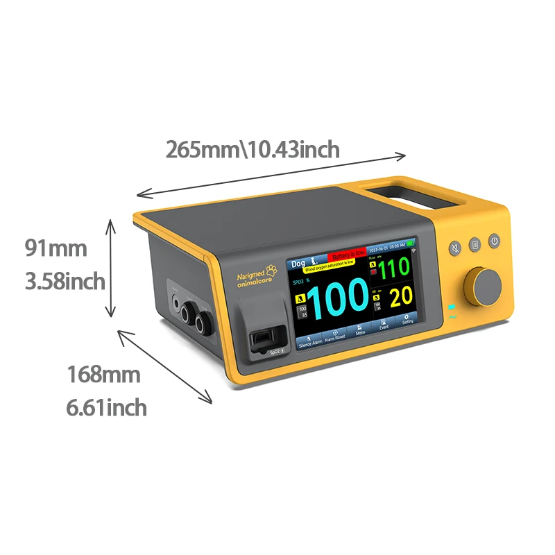 Veterinary  Monitor Vital Sign Monitor animal used monitoring system