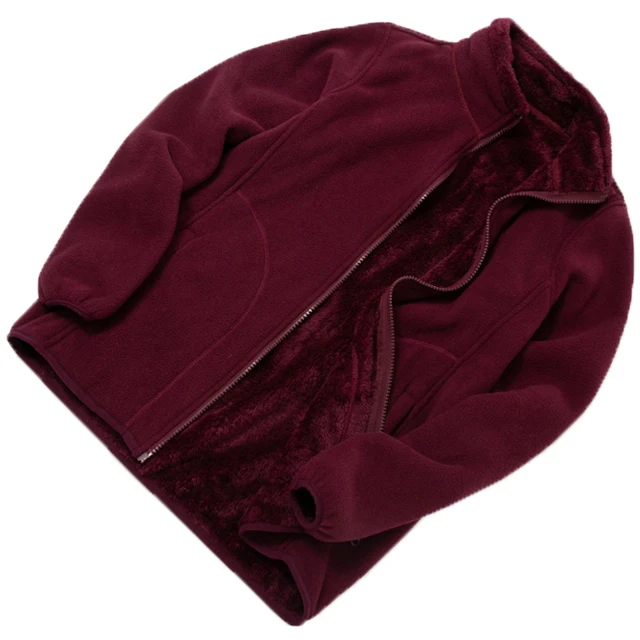 Autumn and winter new warm fleece warm jacket outdoor couple models for men and women