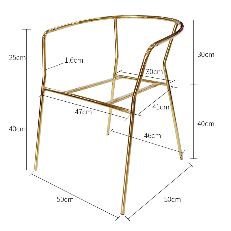 Hot Selling metal chair legs replacement Dining Room Chairs High quality Design Room Furniture wooden metal chair base