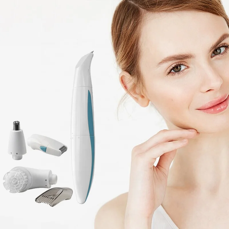 Professional facial beauty personal care multifunctional cleaning  electric shaver for women