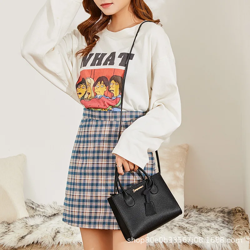 Factory pocketbook woman handbag manufacturer customize luxury designer handbags woman Pu Leather mini handbag vendors