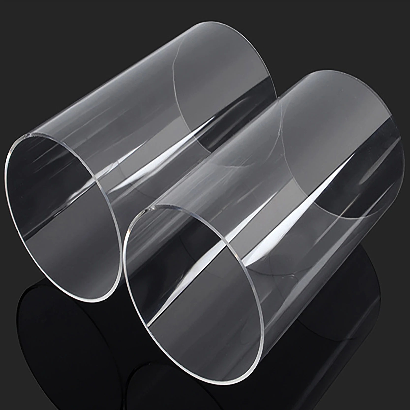 PC tube factory wholesale polycarbonate plastic round tube plastic lighting PC transparent tube display frame plastic