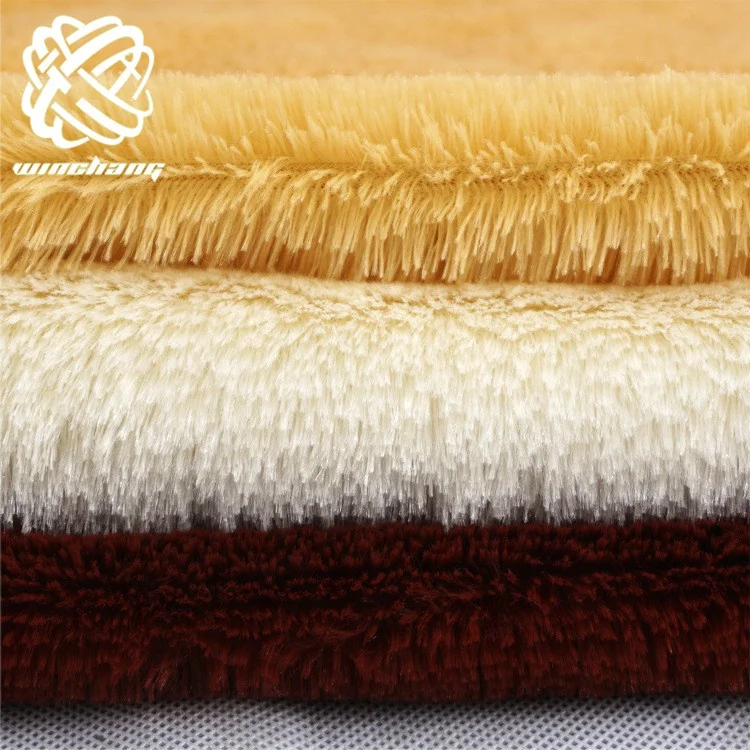 2021 Fashion Style Artificial 100% Polyester PV Plush Faux Fur Fabric For Shoes Lining Carpet Garment Fake Fur