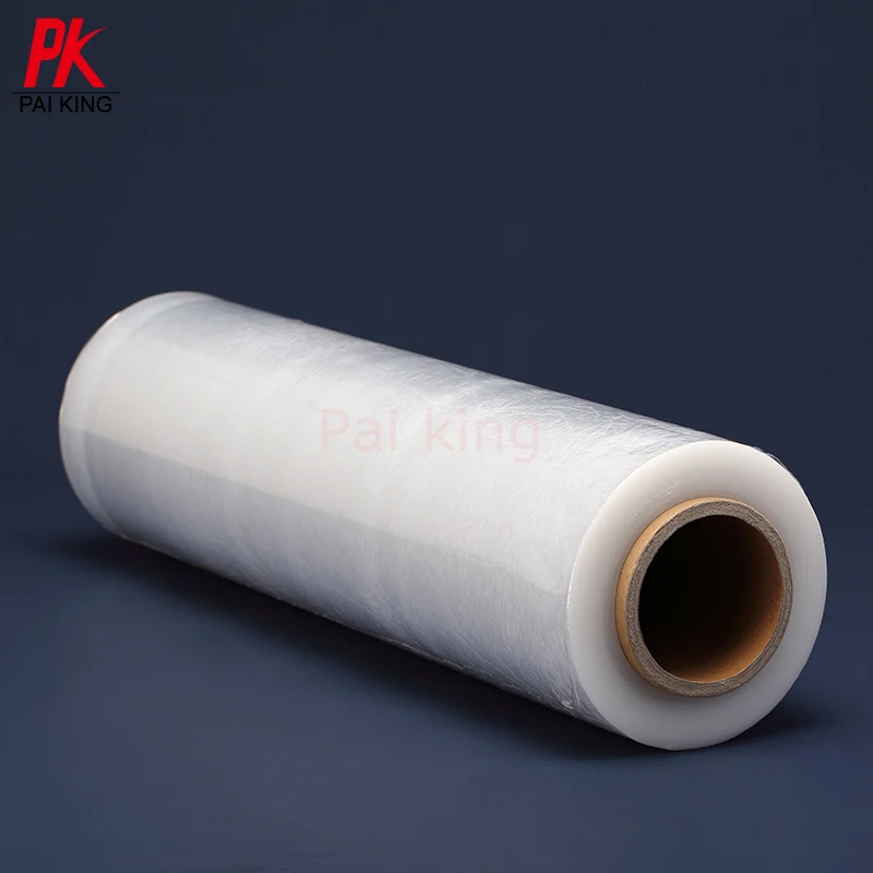 China Packaging Pallet Wrap LLDPE Shrink Wrap Manual Color Plastic Film Rolls Hand Stretch Film