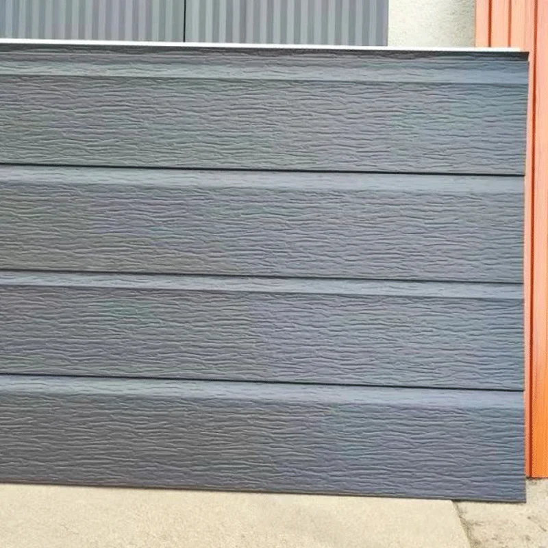 Customized Sectional Sandwich PU Foamed Automatic Residential Insulated Garage Doors