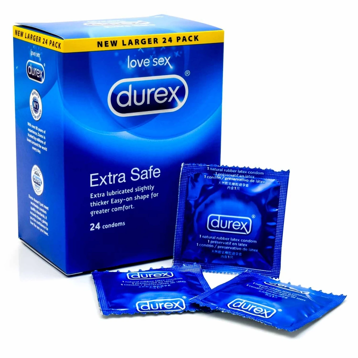 Durex Extra Safe XL Condoms Bulk Pack of 12 with Fast Delivery Cheap Price USA Supplier Adult Sex Products