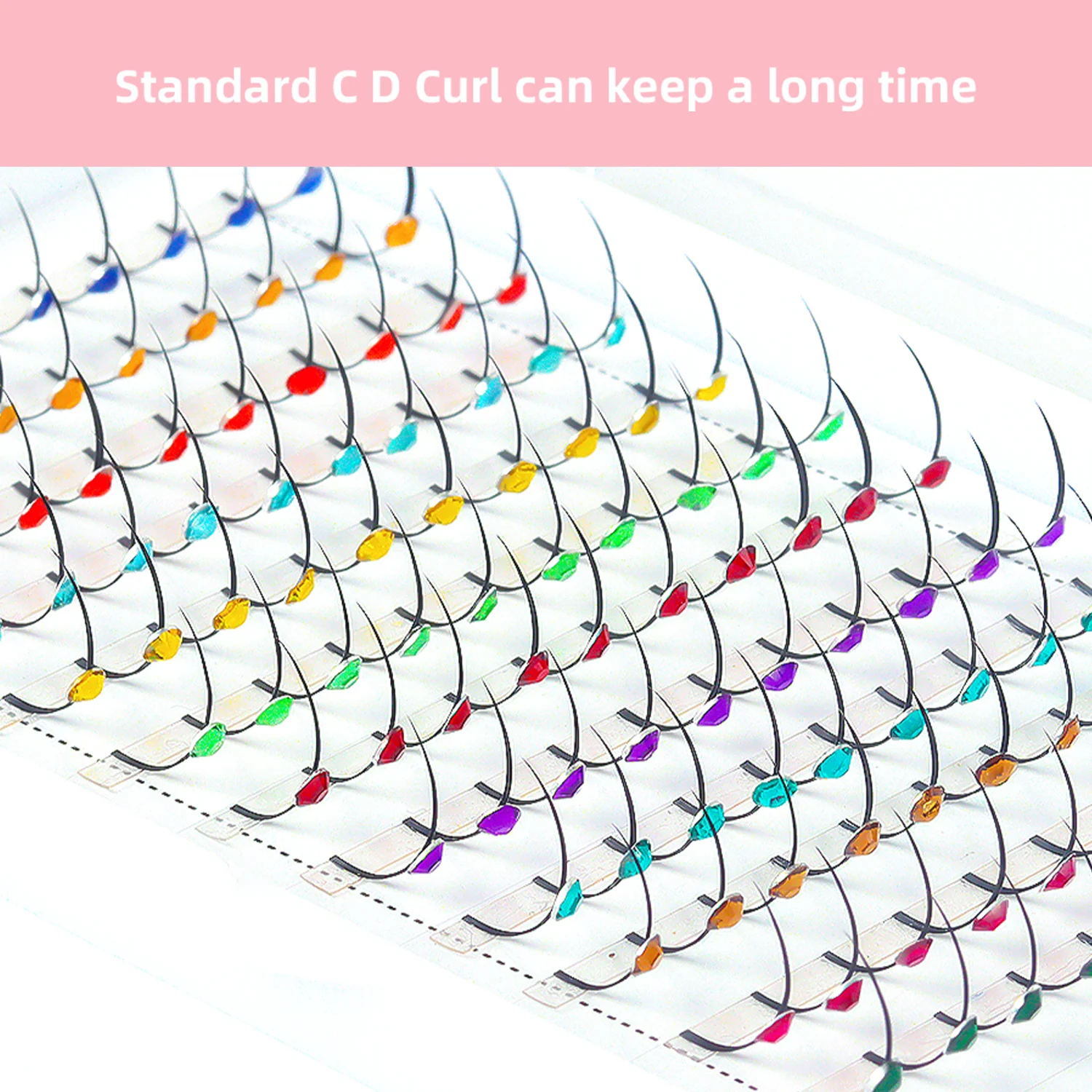 Meet All Multiple Colors Individual Premade Wispy Volume Lashes Fan With Eyelash Spike Extension Diamond Decorations Wholesale