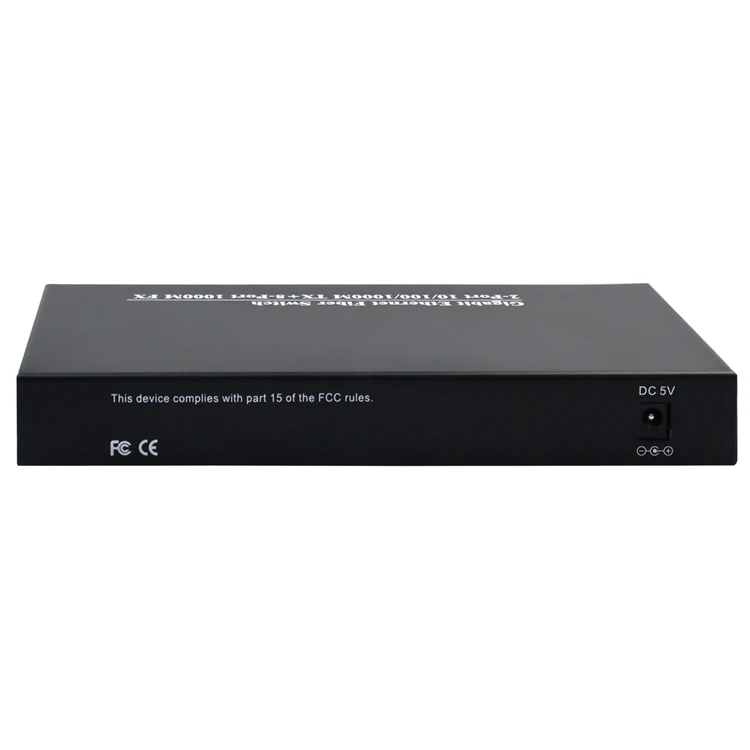 Gigabit 8 Port sfp fiber switch with FX Rj45 Port Network cctv fiber optic Optical fiber equipment