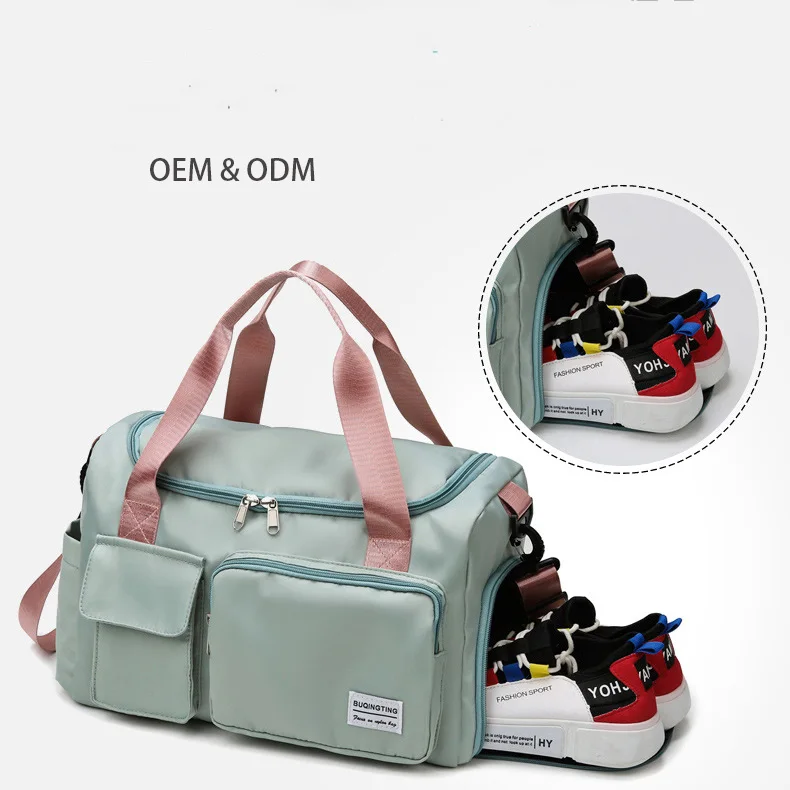 Large Travel Tote Bag Waterproof Expandable Duffel Gym Tote Bag Weekender Carry On Overnight Bags for Women with Trolley Sleeve