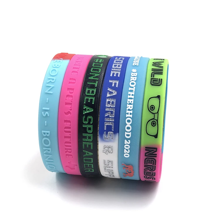 Waterproof Silicone Sports Wristbands Custom Wristbands Silicone Wristbands Custom Logo