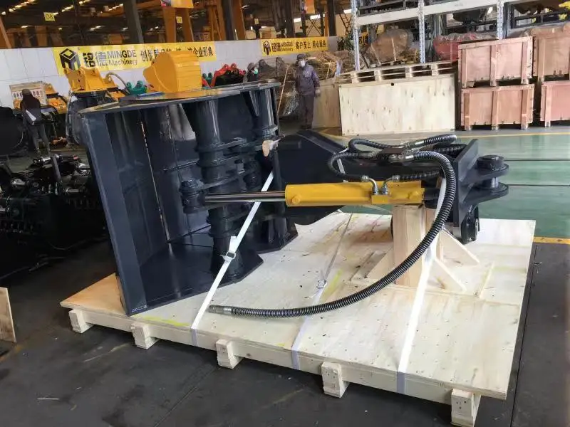 High efficiency hydraulic clamshell grab bucket for gargabe handling