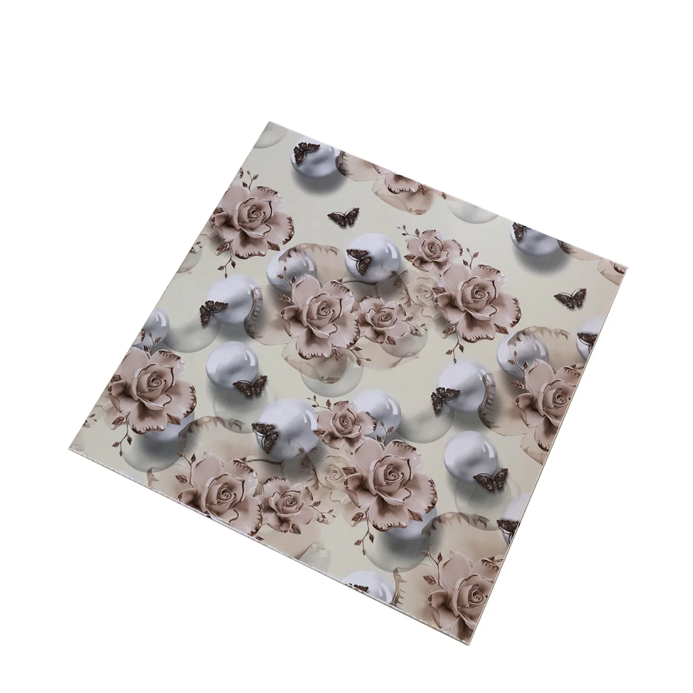 2 by 2 feet 60cm square pvc false ceiling gypsum tile hot stamping pvc sky ceiling drop roofing