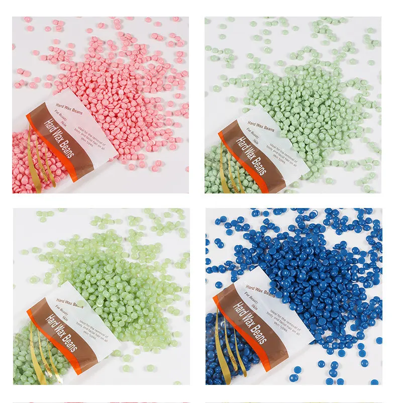 100g 300g 500g 1kg Painless Private Label Packaging Brazilian Depilatory Hair Removal Wax Beans