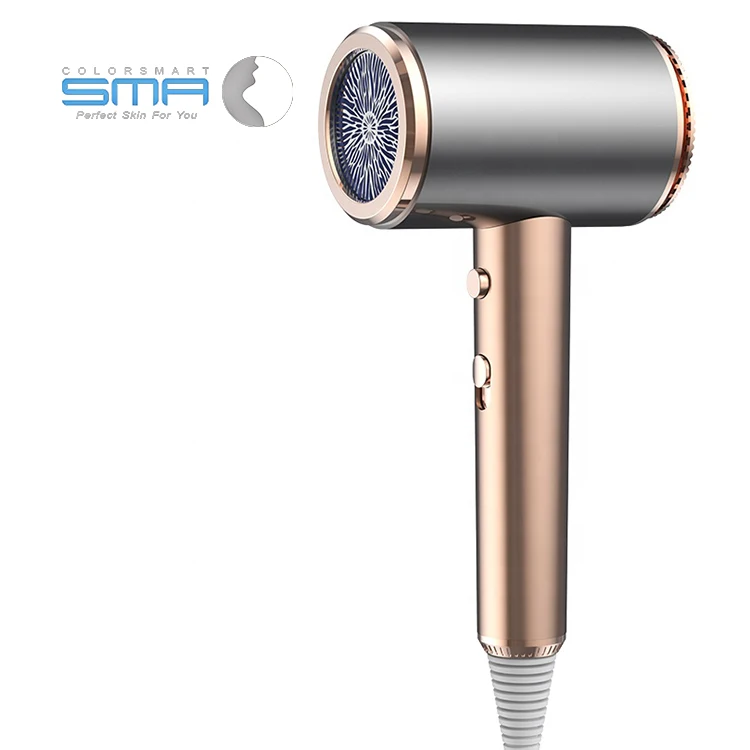 Wholesale Travel Home 1250W Professional Blow Dryer Hot &Cold Air Low Noise Powerful Strong Wind Salon Hair Dryers