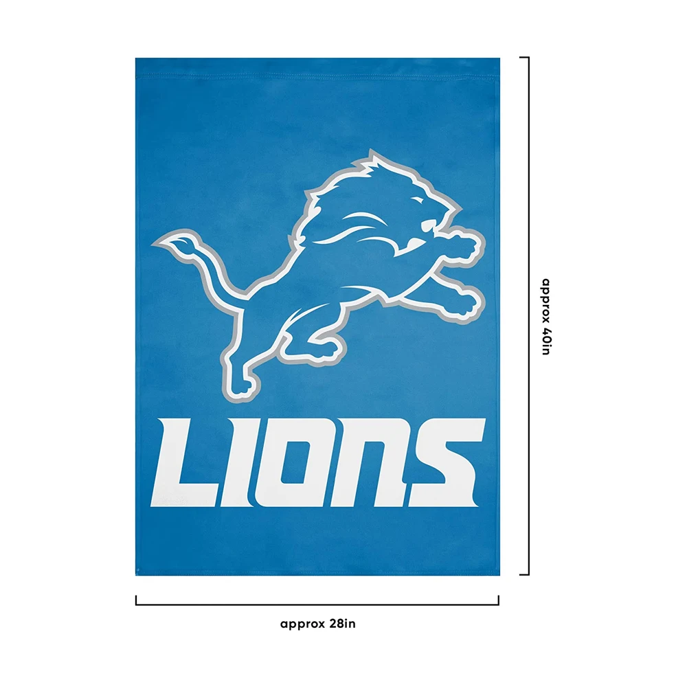 Флаг Detroit-Lions лидер продаж высокое качество 3x5 футов полиэфирный флаг на заказ все команды Клубные футбольные спортивные флаги