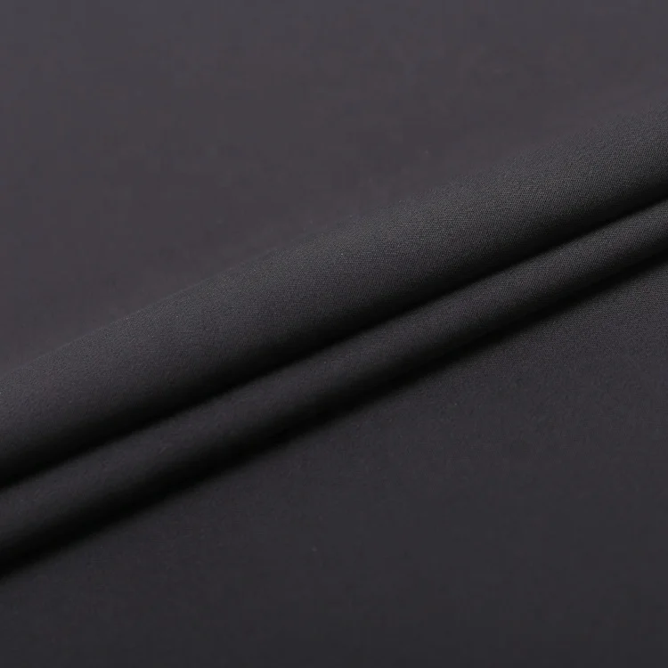Popular wholesale good quality  92% polyester 8% spandex elastic navy 4 way stretch fabric
