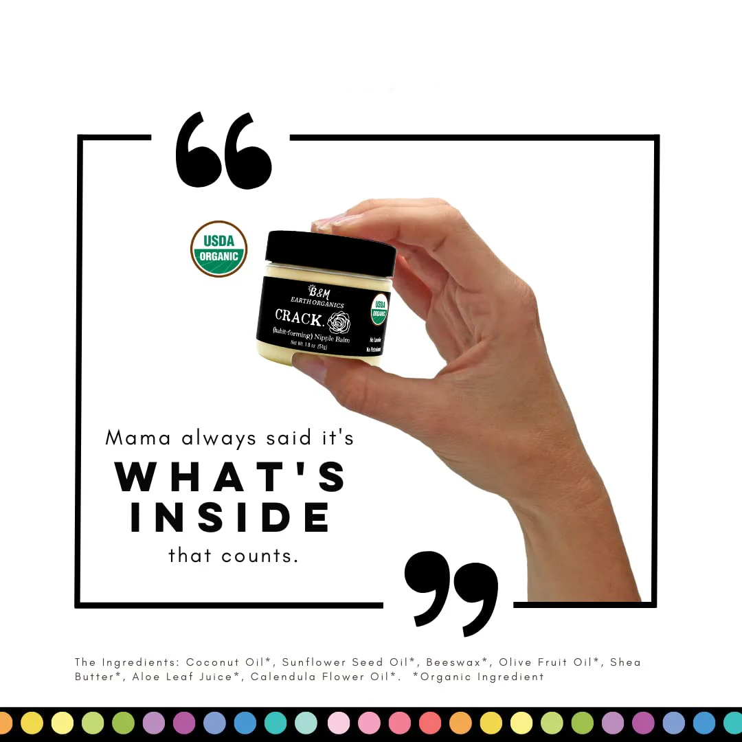 Organic Nipple Cream Lanolin Free Nipple Butter Balm for Breastfeeding Mother No Need to Wash Off Safe for Baby and Mama