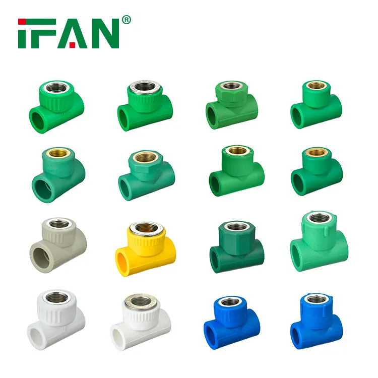 IFAN Cheaper Price PPR Water Pipe Fittings DIN 8077/8078 PPR Water Pipe Fittings Elbow Tee PPR Fittings