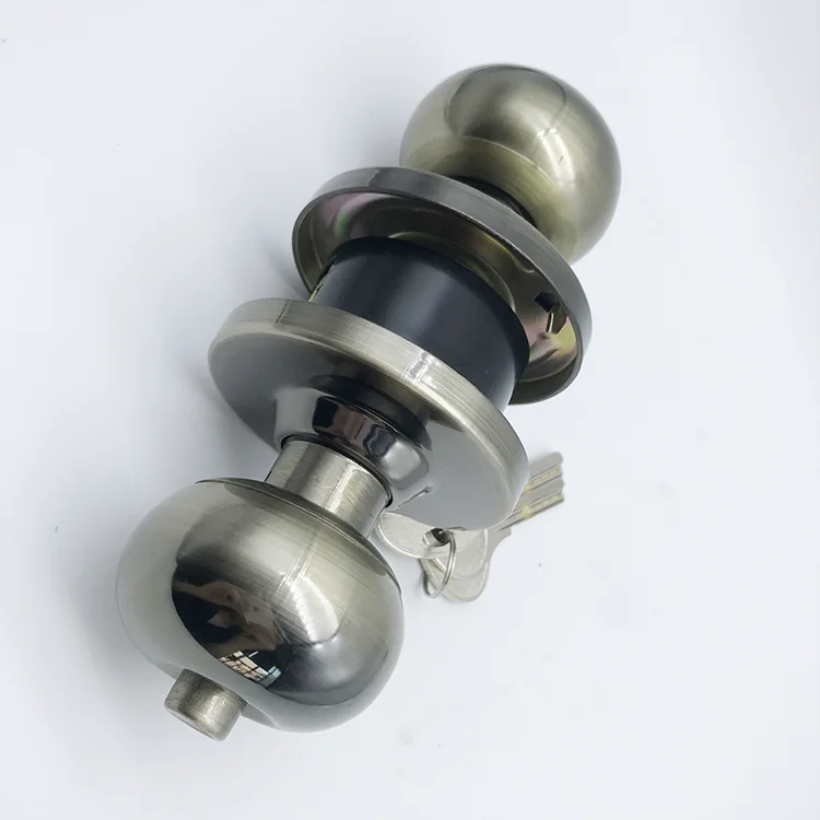 Factory Stainless Steel Entry Privacy Passage 5791 Hotel Round Knob Lock Cylindrical Ball Door Handle Tubular Knob Door Lock