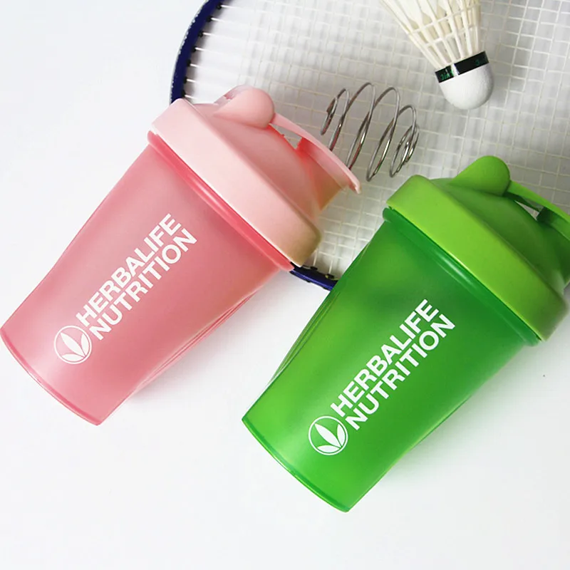 Promotional gifts BPA FREE plastic 400ml gym fitness shaker bottle custom logo print with mixer