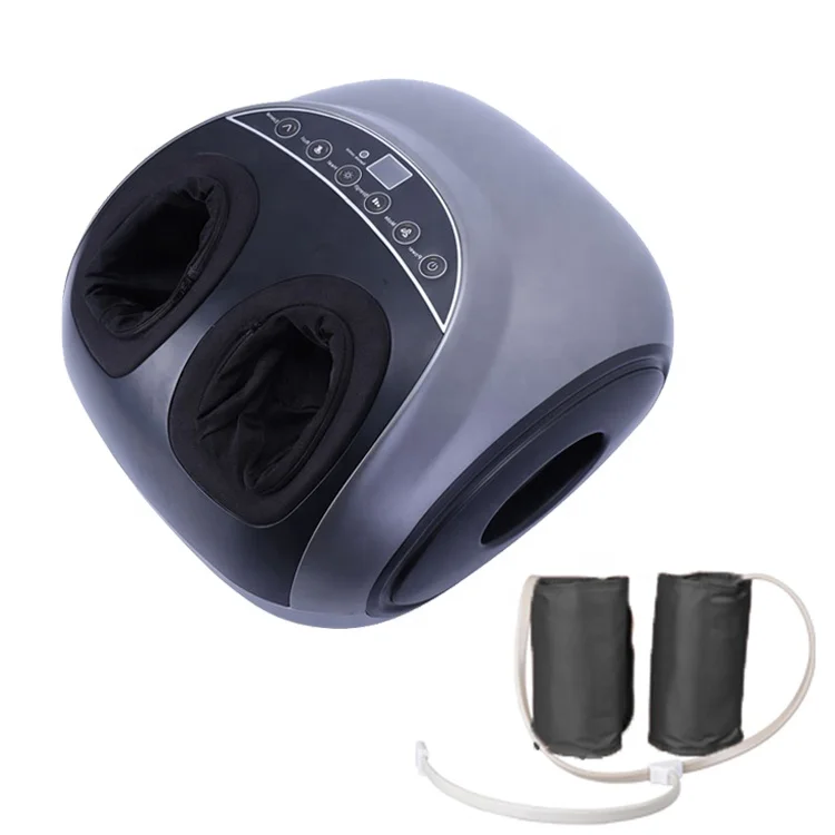 Electric kneading rolling and air compression foot leg massage machine cord and adapter available