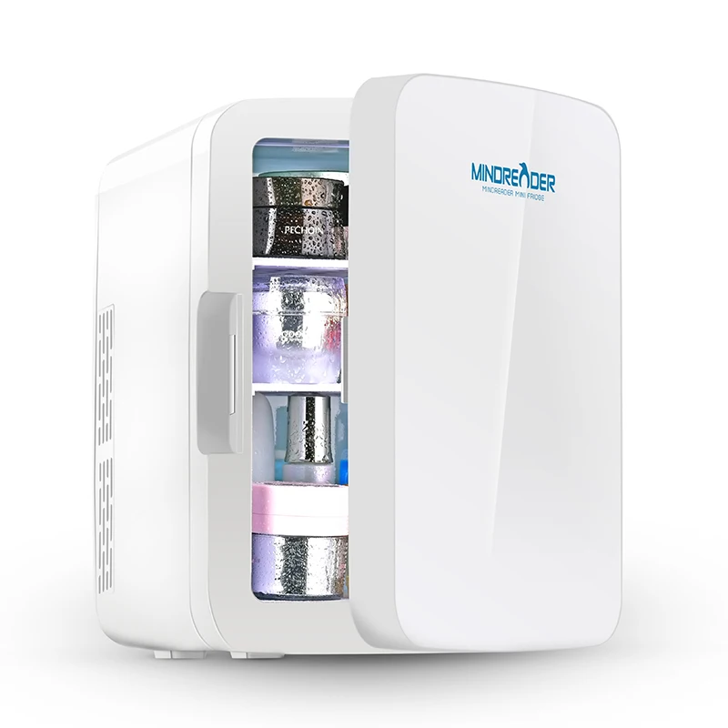 10L Custom small beauty skin care glass door mini refrigerator mini fridge for cosmetic