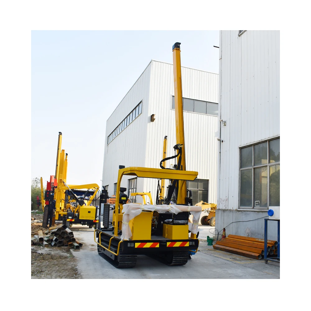 High quality and tech solar pile driver 6m solar pile driver with the best price can be equipped with hydraulic hammer engine