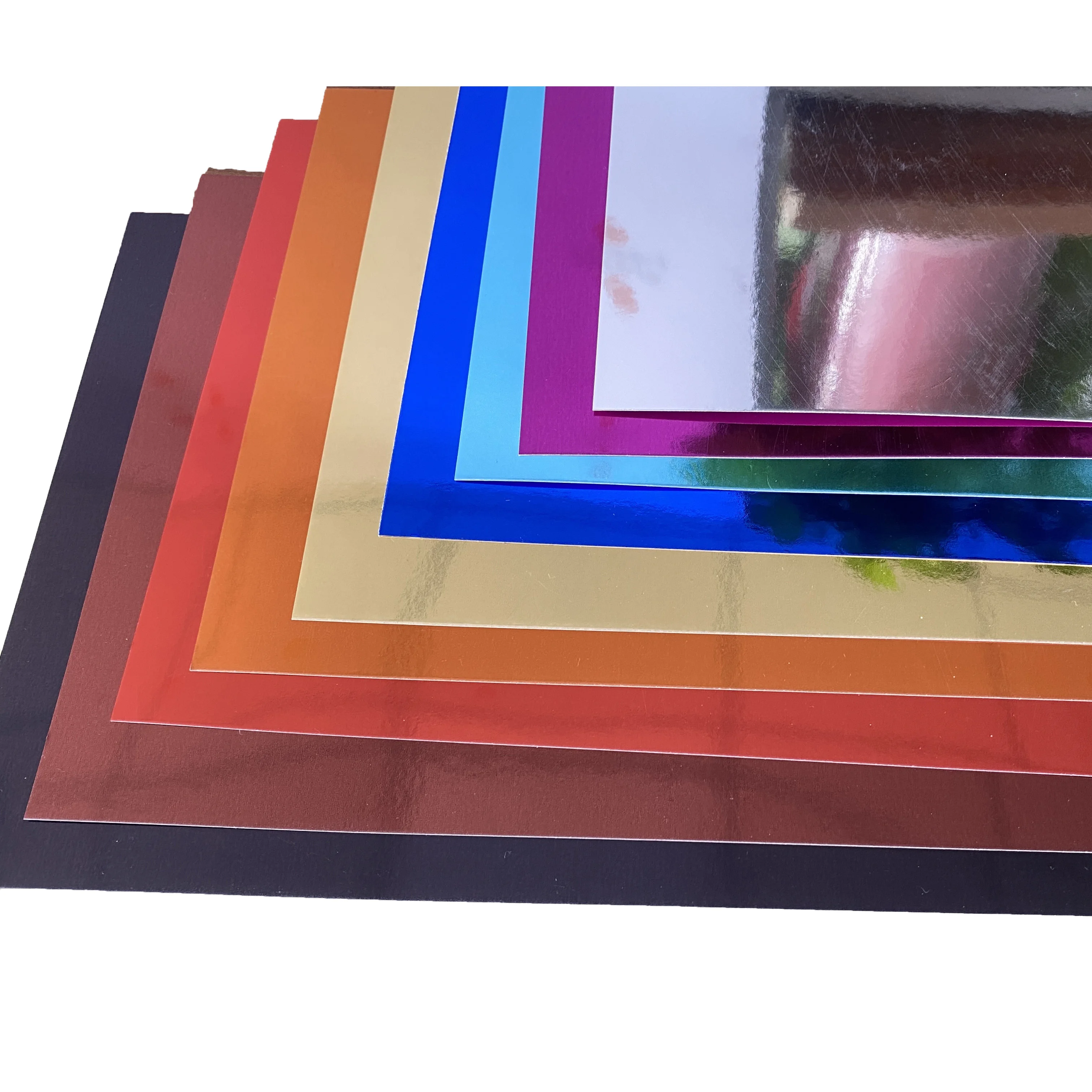 A4 size  metallic card for  gift wrapping with good quality