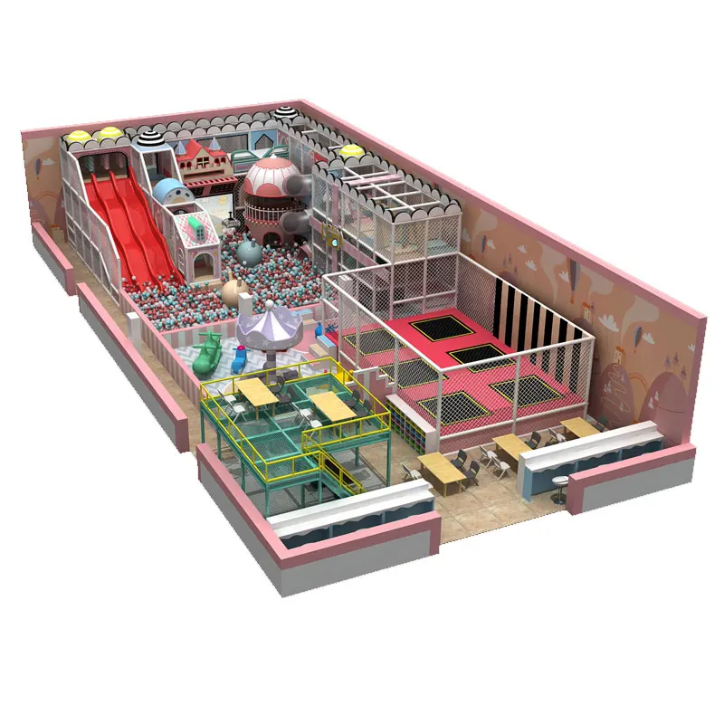 Factory new design commercial adult kids big park indoor cheap trampolines for sale