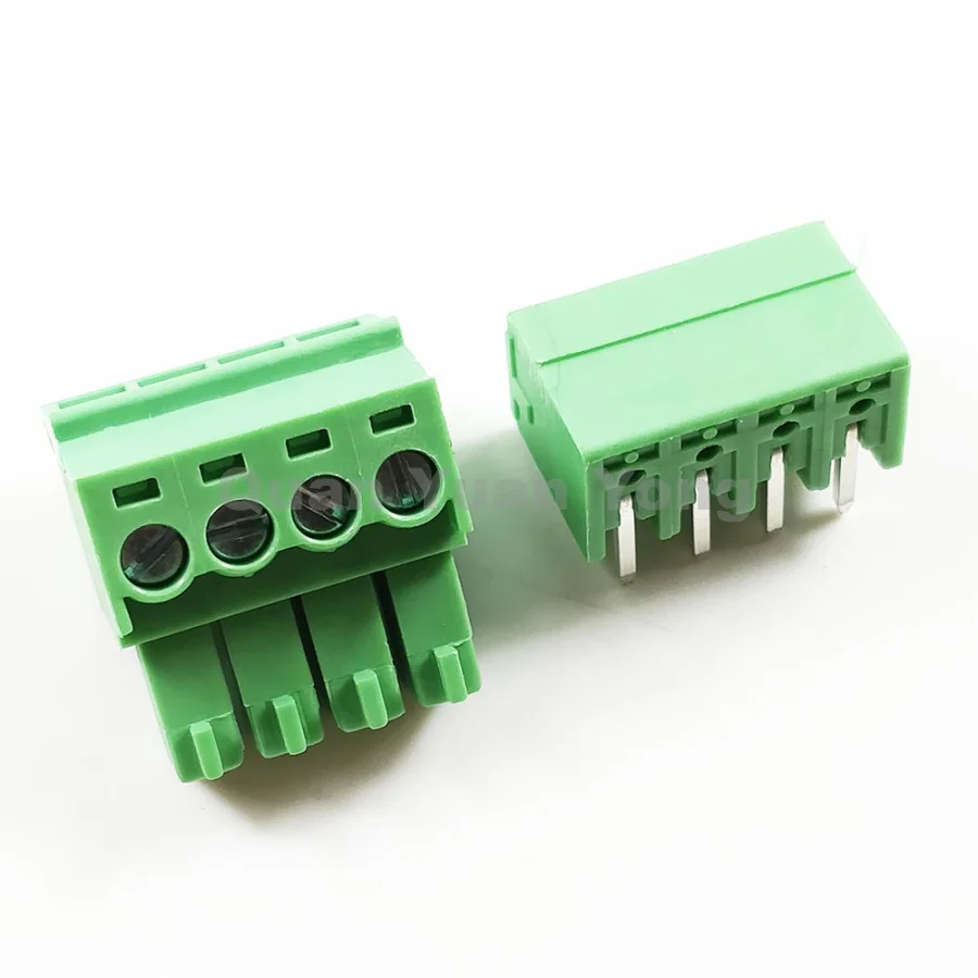 WJ15EDGK/RC350-4P PCB Green Terminal Block 4Pin Pitch 3.5mm 15EDGK/RC Bend Pin