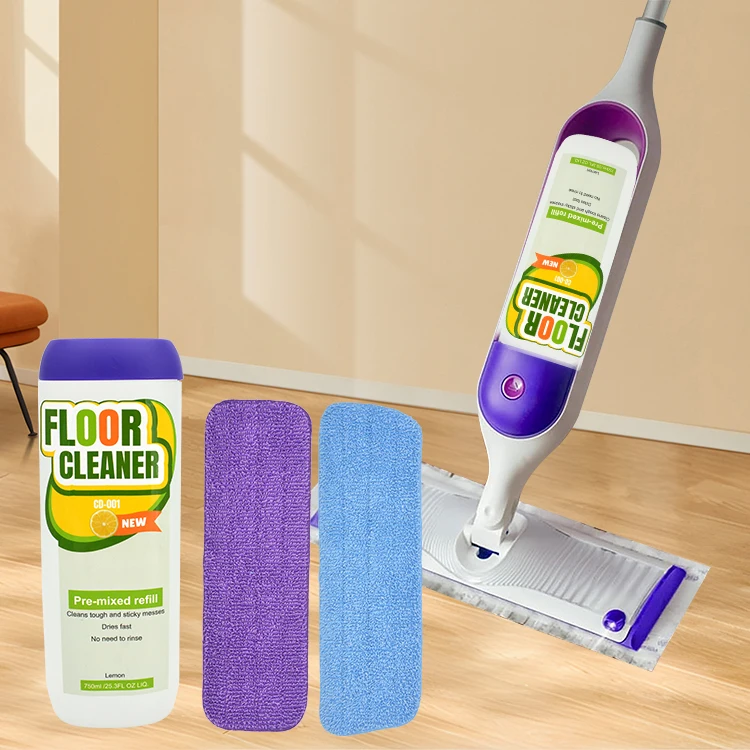 Swiffe* PowerMop Wood QuickDry Floor Cleaning Solution 25.3 fl oz Solution Refill for Floor Cleaning