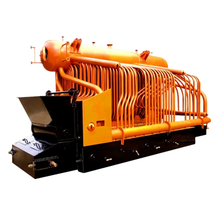 12tph 16ton Coal Wood Biomass Rice Husk Fired Double Drums Steam Boiler with Chain Grate