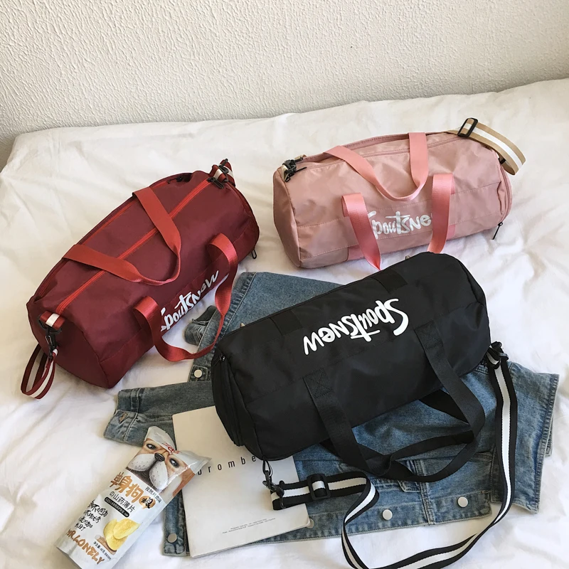 Travel Bag For ladies Sports Gym Bag Travel Duffel Bag with Dry Wet Pocket & Shoes Compartment for Women and Men