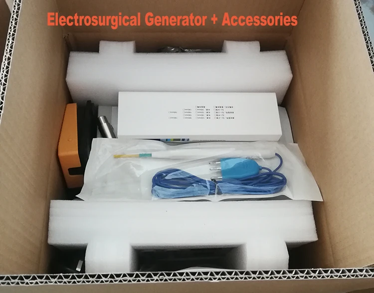 China Ahanvos HV-150 Electrobisturi Ligasure machine monopolar bipolar electrosurgery unit with 7 modes