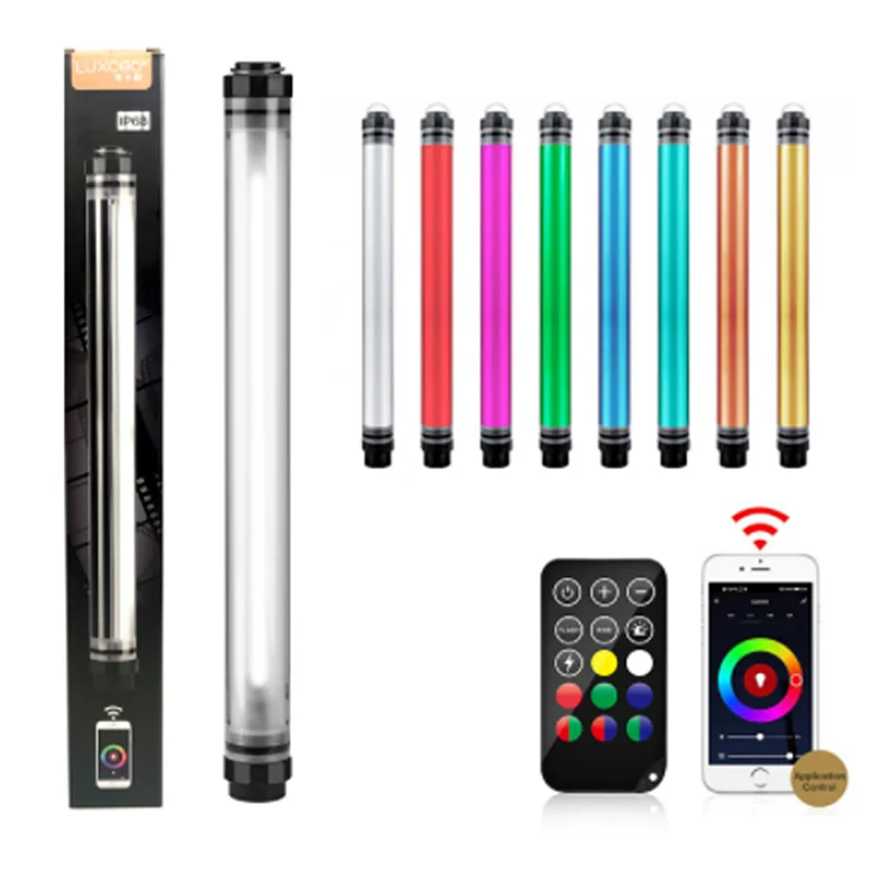 Camera Accessories Luxceo P7RGB PRO Fill Wand Handheld Waterproof LED RGB Strip Light Stick With APP Remote Control