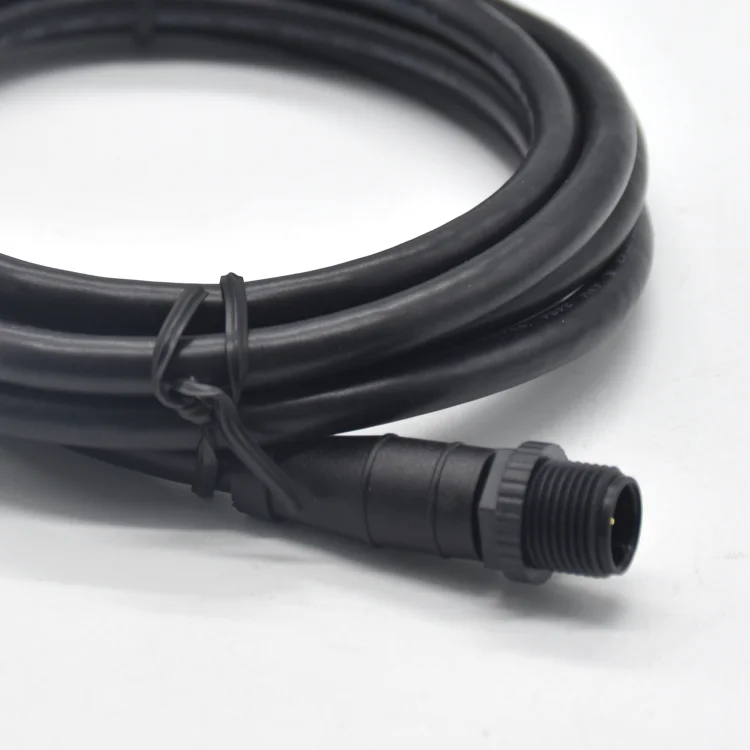 Высокая эффективность затрат с 5-контактным штыревым M12 литой кабель промышленных пробок, NMEA 2000 Разъем