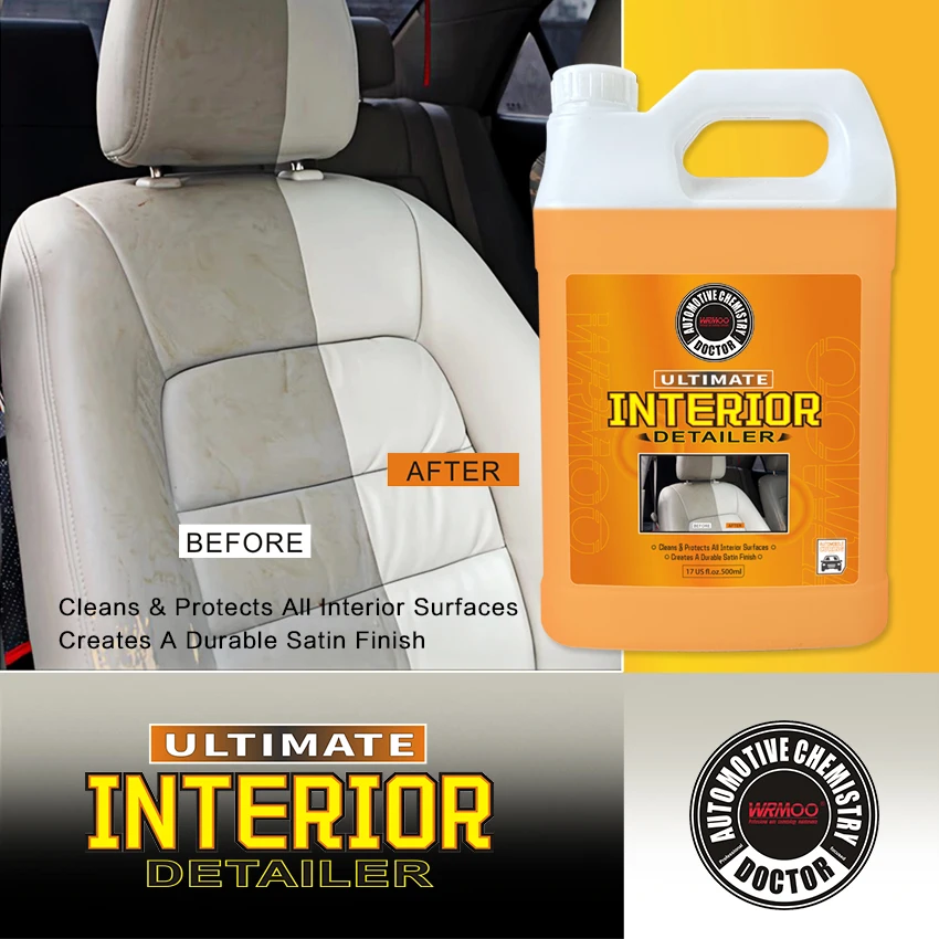 Car interior cleaner, leather seat flange flannel, cleaning and decontamination, dual use for both car and home use