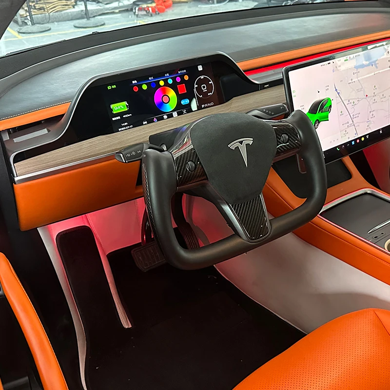 Приборная панель автомобиля 10 25 дюймов приборная дисплей для Tesla модели 3 / Y