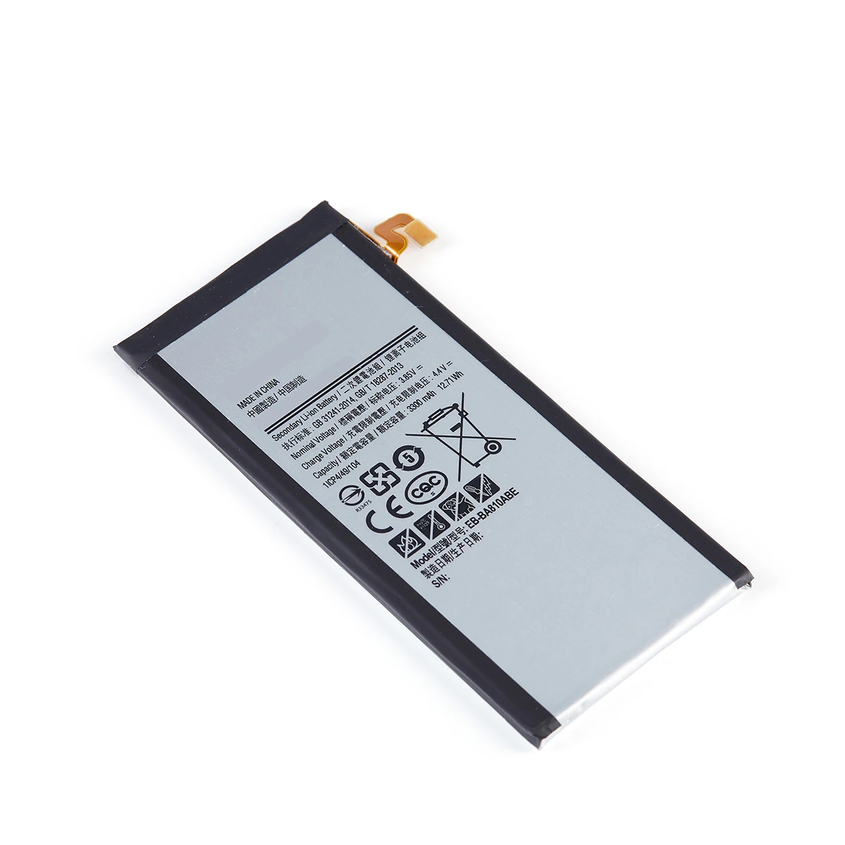  4 V батарея EB-BA810ABE оригинальное для Samsung Galaxy A810 A8 Премиум сотовый 3300 мАч литий-полимерный аккумулятор