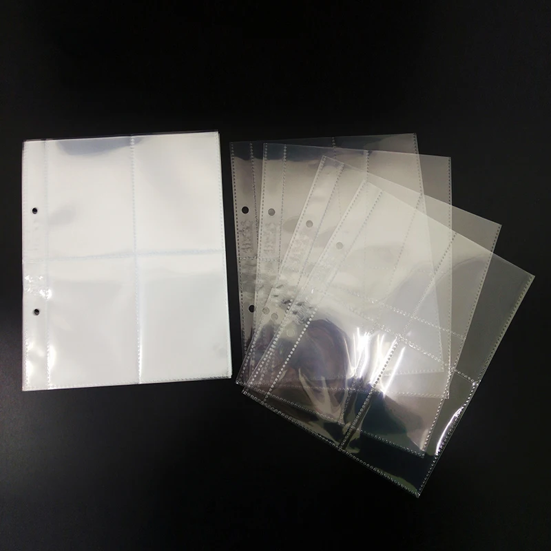 9 карманов 11 отверстий защитный чехол для карт двусторонний 18 на страницу фотоальбома и альбома