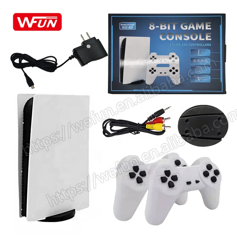 NEW Game Station P5 Retro Wireless Handheld TV Video Console Build In 1280 Games for NES Retro Game Console Support Av Out